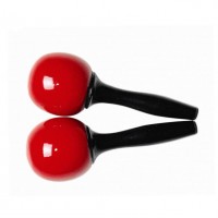 Fashion gift for baby/children  Beautiful color red wooden maracas mini baby toy from China