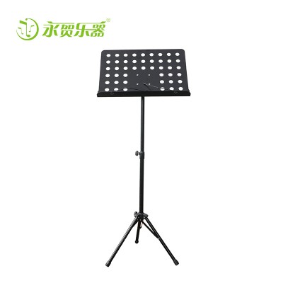 Hot sale musical instrument accessories  adjustable iron big music stand